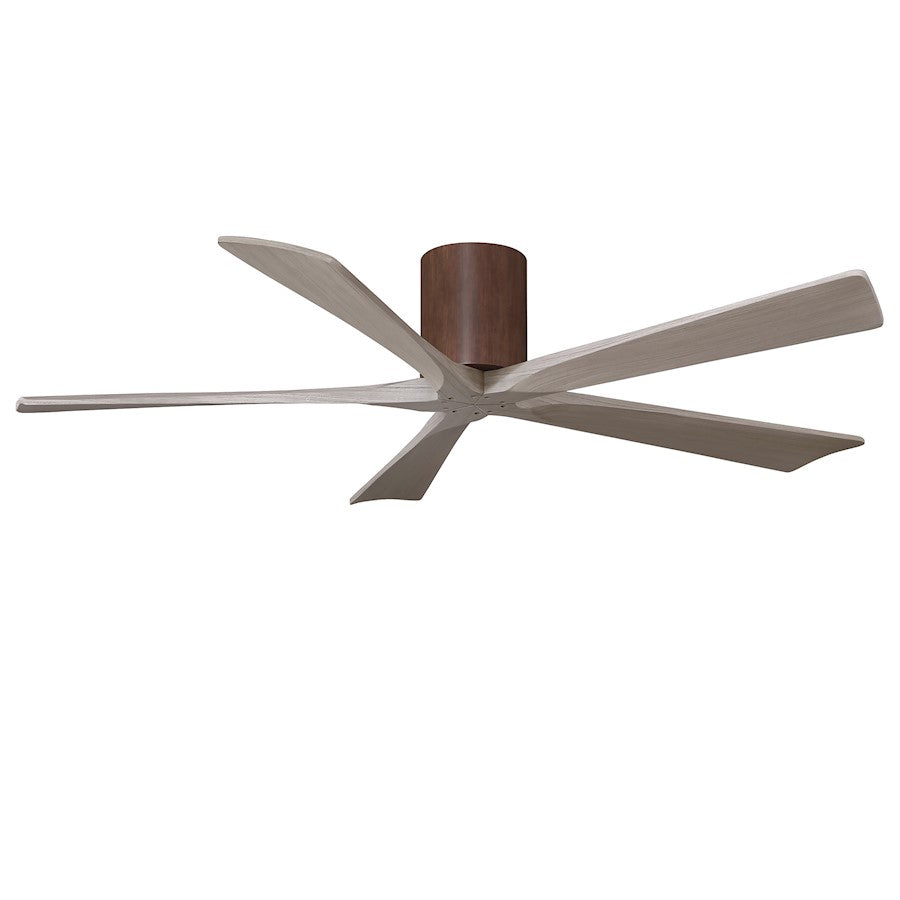 Matthews Fan Irene-5H 5 Blade 60" Ceiling Fan, Walnut/Gray Ash - IR5H-WN-GA-60