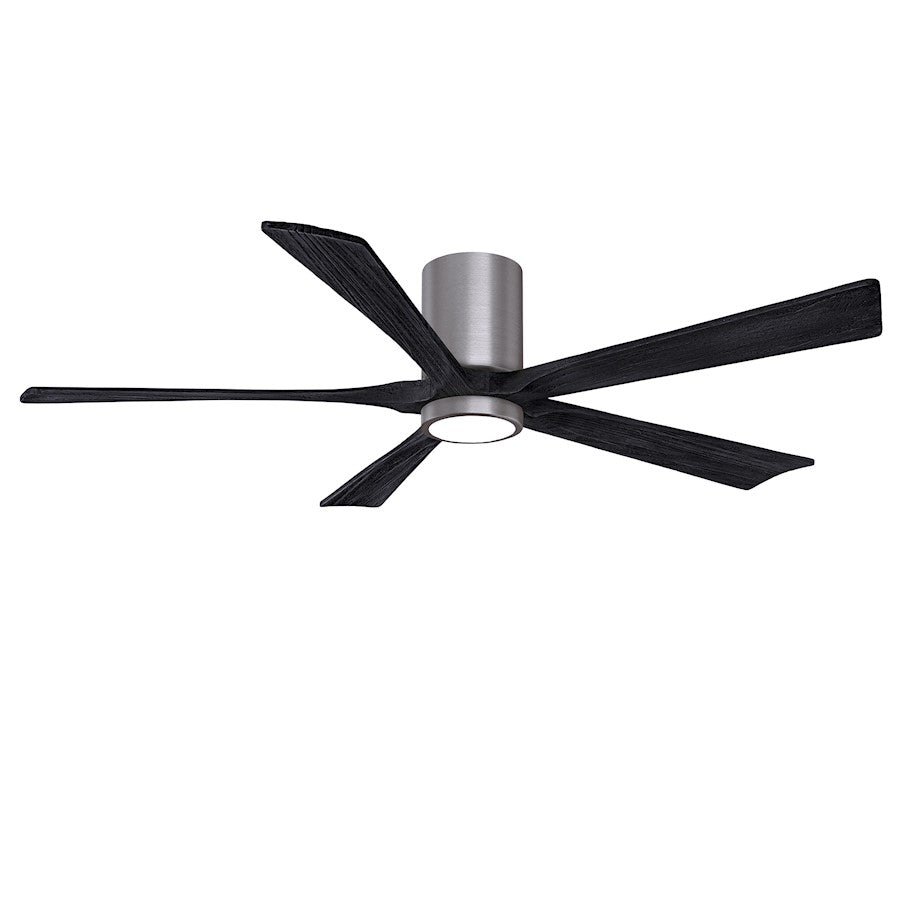 Matthews Fan Irene-5HLK 1 5 Blade 60" Ceiling Fan, Pewter/BK - IR5HLK-BP-BK-60