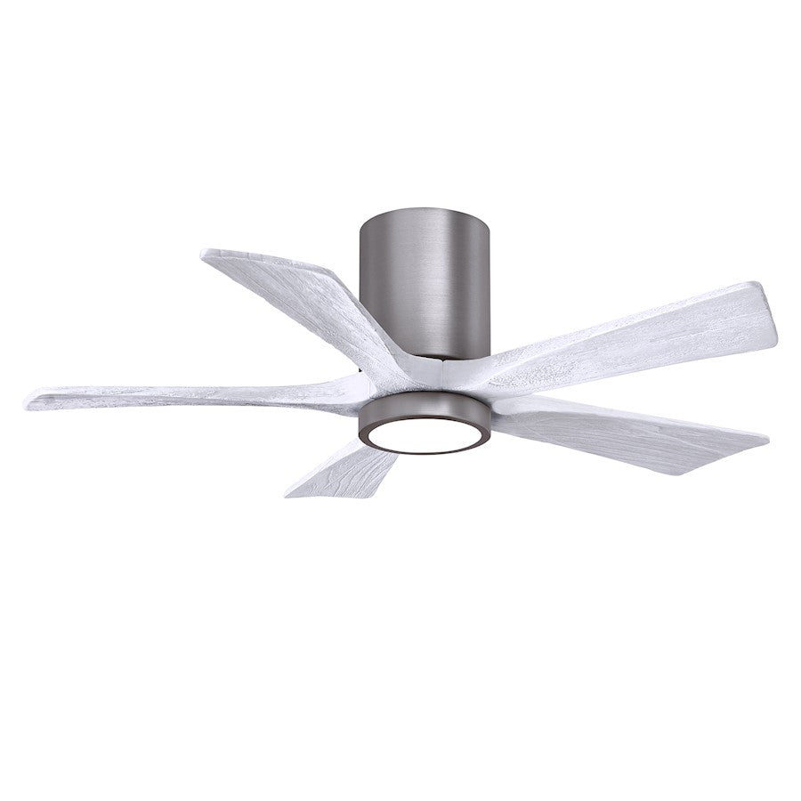 Matthews Fan Irene-5HLK 1 5 Blade 42" Ceiling Fan, Pewter/WH - IR5HLK-BP-MWH-42