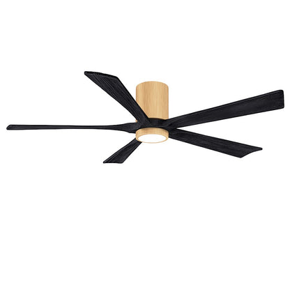 Matthews Fan Irene-5HLK 1 5 Blade 60" Ceiling Fan, Maple/Black - IR5HLK-LM-BK-60