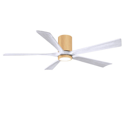 Matthews Fan Irene-5HLK 1 5 Blade 60" Ceiling Fan, Maple/WH - IR5HLK-LM-MWH-60