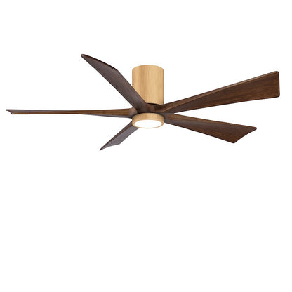 Matthews Fan Irene-5HLK 1 5 Blade 60" Ceiling Fan, Maple/Wal - IR5HLK-LM-WA-60