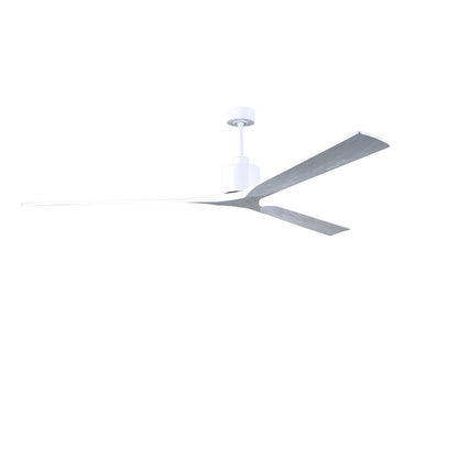 Matthews Fan Co. Nan XL 90" Ceiling Fan, Matte White - NKXL-MWH-MWH-90