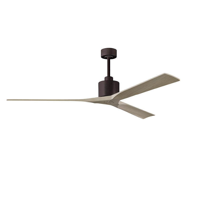 Matthews Fans Nan XL 72" Ceiling Fan, Bronze/Gray Ash Blades - NKXL-TB-GA-72