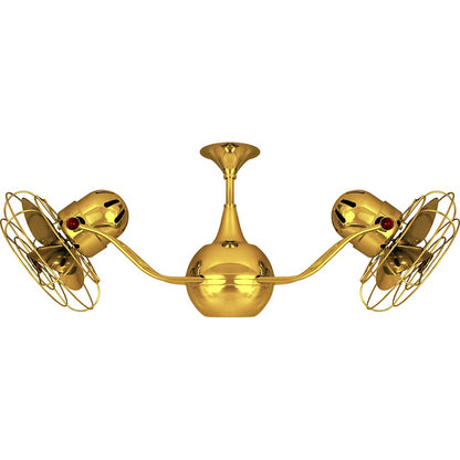 Matthews Fan Co. Vent Bettina Rotational Ceiling Fan, Ouro/Metal - VB-GOLD-MTL