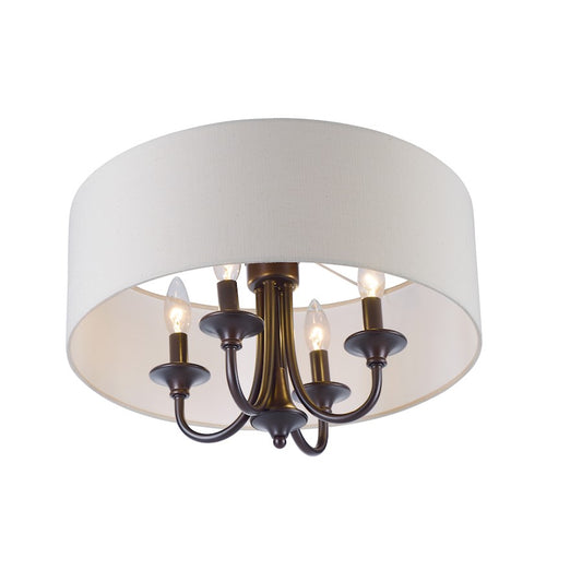 Maxim Lighting Bongo 4 Light Semi Flush, Bronze