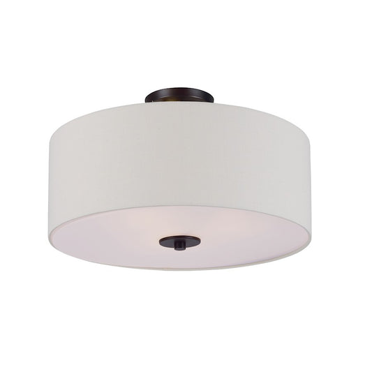 Maxim Lighting 11" Bongo 3 Light Flush Mount