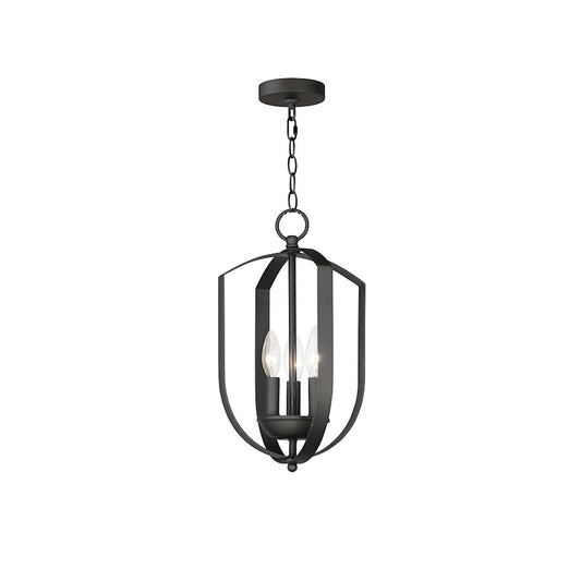 Maxim Lighting Provident 3-Light Chandelier, Black - 10033BK