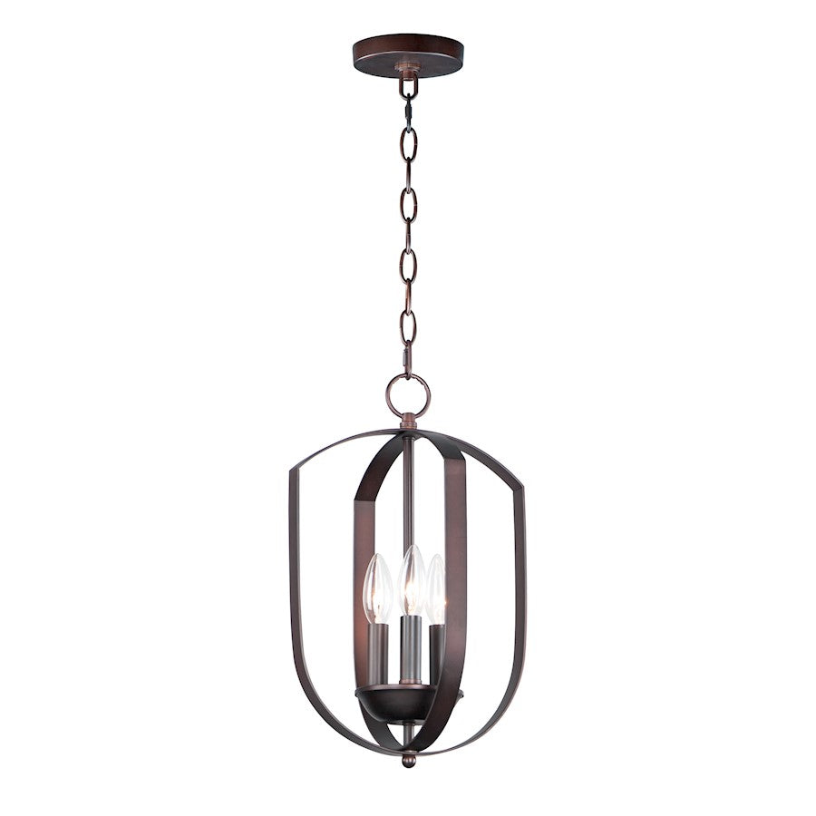 Maxim Lighting Provident 3-Light Chandelier in Oil Rubbed Bronze - 10033OI