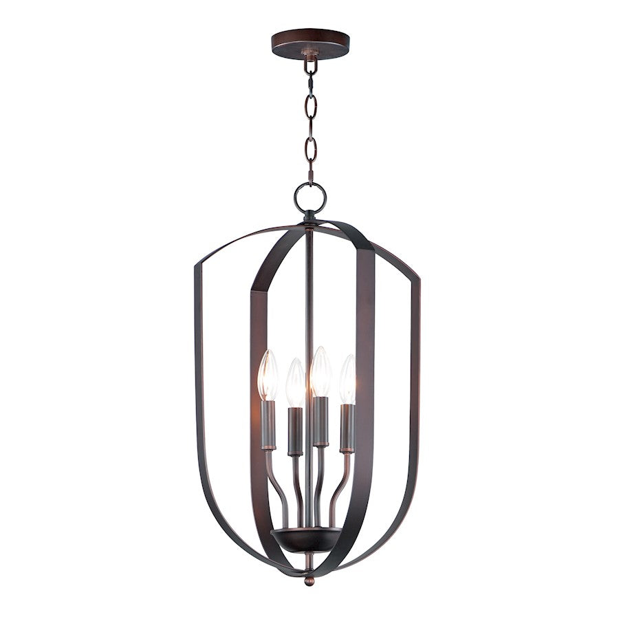 Maxim Lighting Provident 4-Light Chandelier in Oil Rubbed Bronze - 10034OI