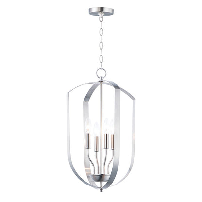 Maxim Lighting Provident 4-Light Chandelier in Satin Nickel - 10034SN