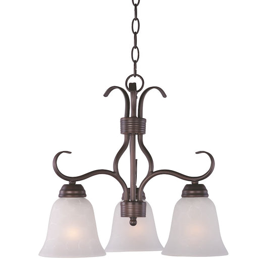 Basix Mini Chandelier, Oil Rubbed Bronze