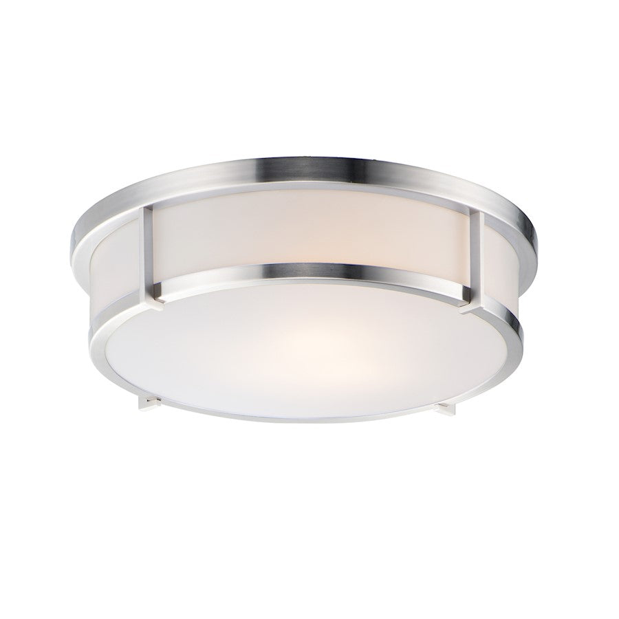 Maxim Lighting Rogue 3-Light Flush Mount E26 in Satin Nickel - 10270WTSN