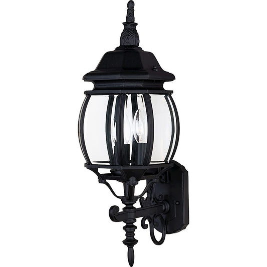 Maxim Lighting Crown Hill 3-Light Outdoor Wall Lantern, Black