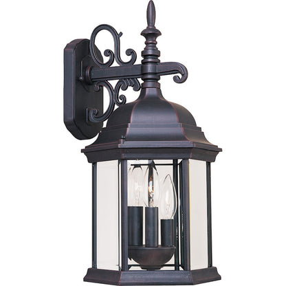 3 Light 19" Outdoor Wall Sconce