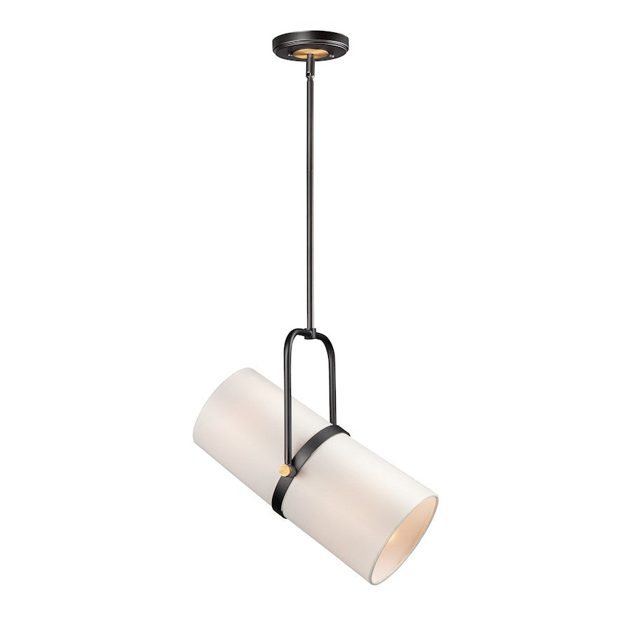 Maxim Lighting Oscar 2-Light Pendant in Bronze/Antique Brass - 11101OFBZAB