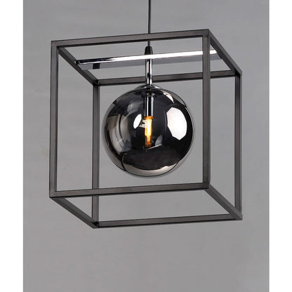 1 Light LED 9" Pendant, BK