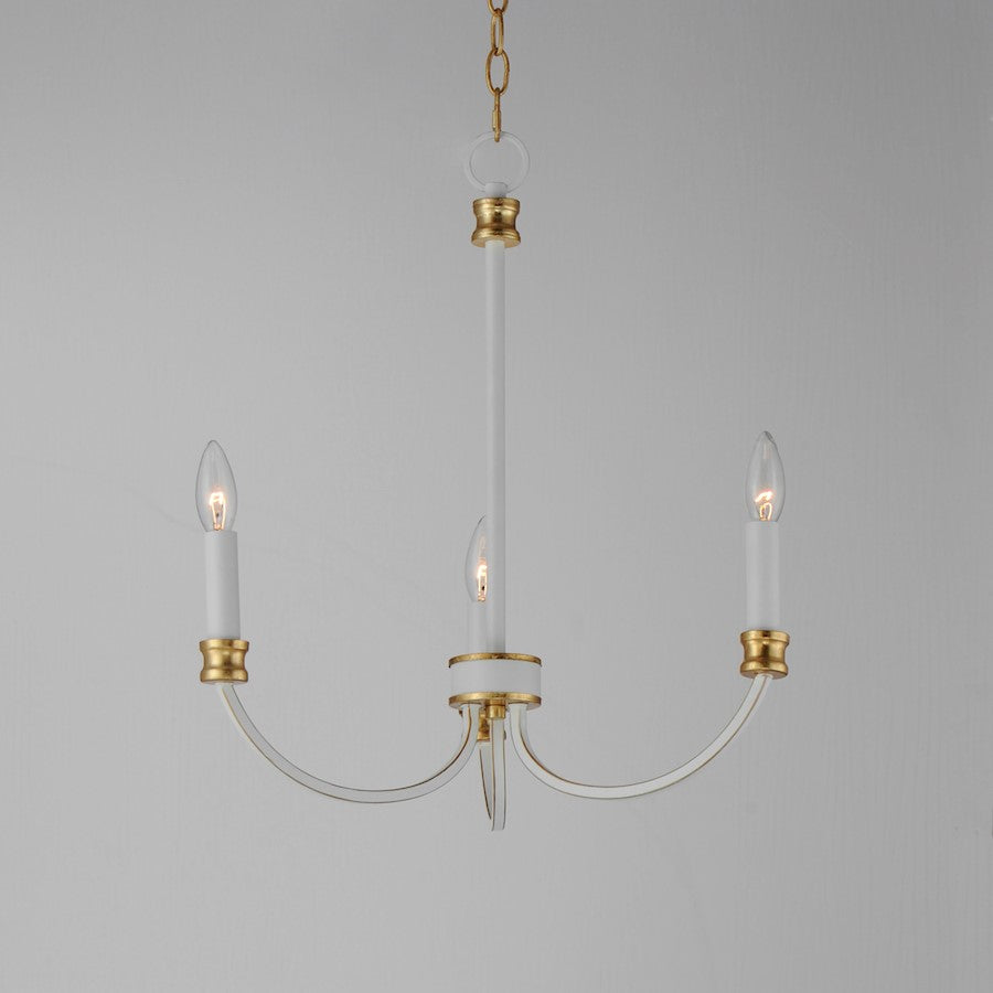 Charlton Chandelier, Weathered White