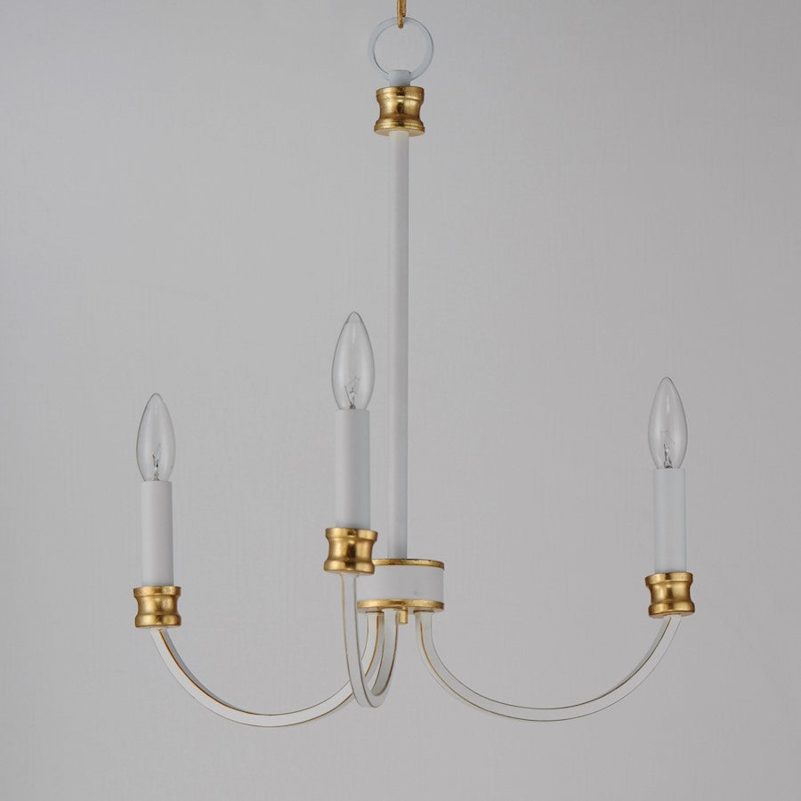 Charlton Chandelier, Weathered White