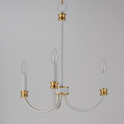 Charlton Chandelier, Weathered White