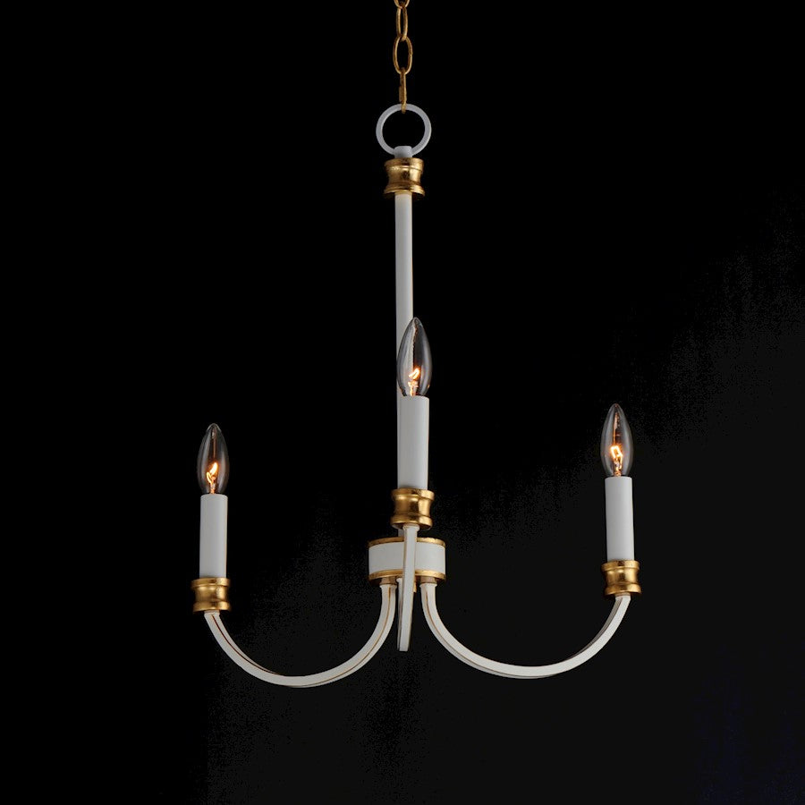 Charlton Chandelier, Weathered White