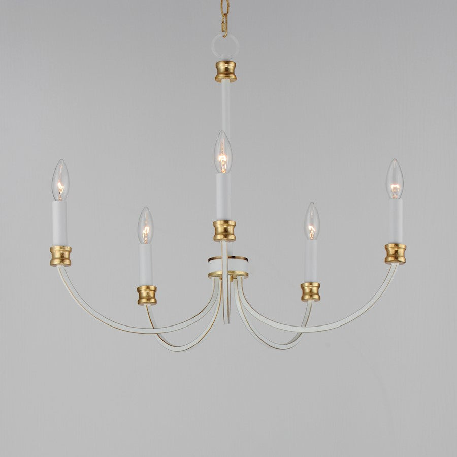 Charlton Chandelier, Weathered White