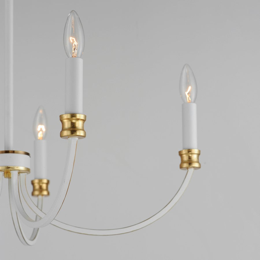 Charlton Chandelier, Weathered White