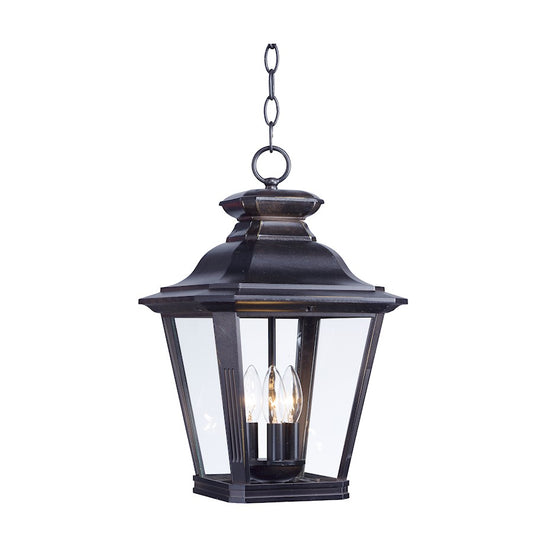 Maxim Lighting 17.5" x 11" Knoxville 3 Light Outdoor Pendant, Bronze