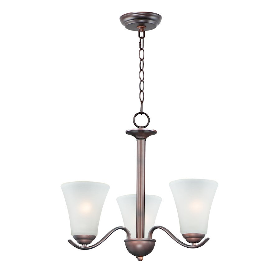 Maxim Lighting Vital 3-Light Chandelier in Oil Rubbed Bronze - 12073FTOI