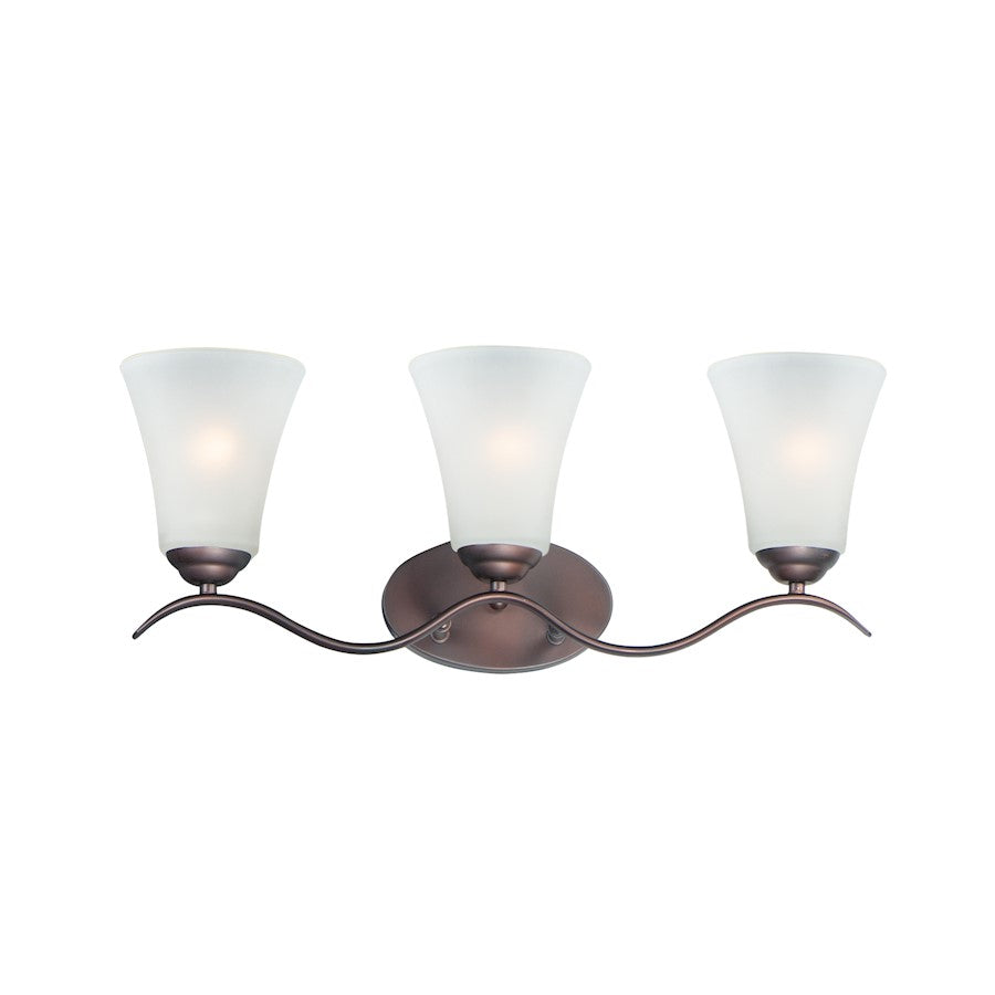 Maxim Lighting Vital 3-Light Bath Vanity in Oil Rubbed Bronze - 12083FTOI