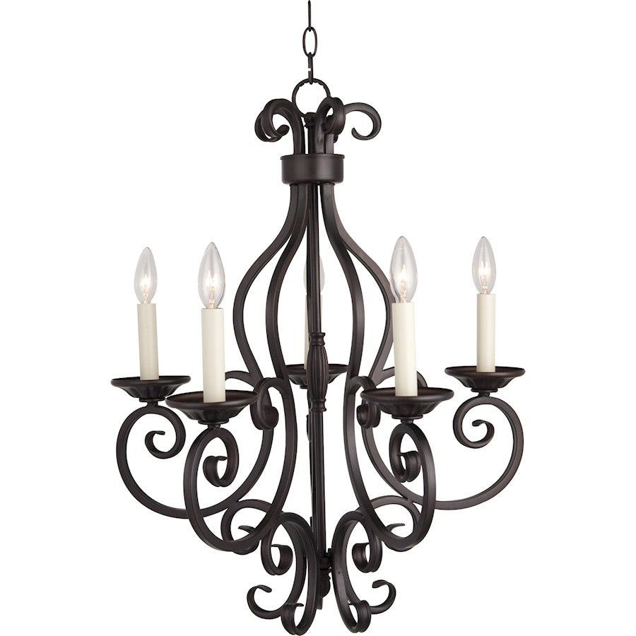 Manor Chandelier, Oil Rubbed Bronze