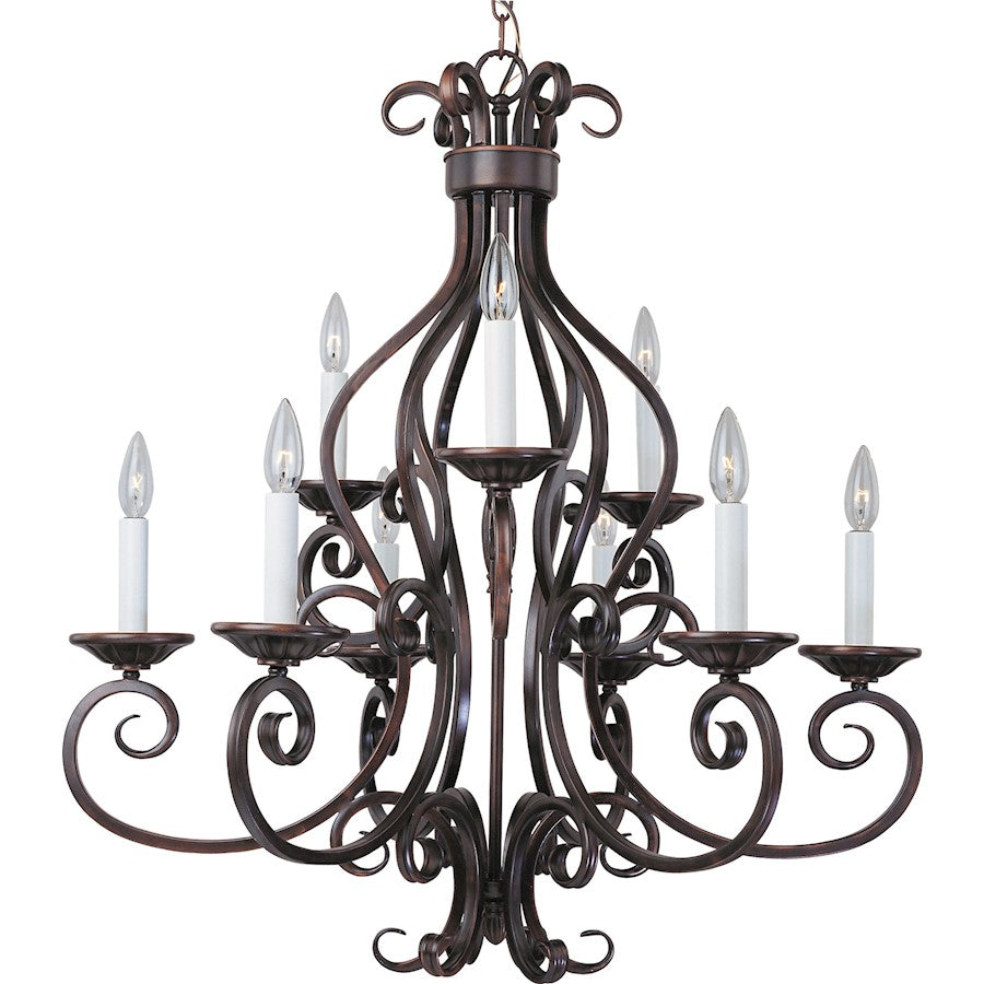 Manor Chandelier, Oil Rubbed Bronze