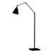 Maxim Lighting Library 1 Light Floor Lamp, Black - 12228BK
