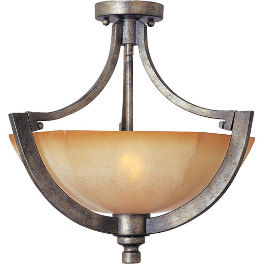 Maxim Lighting Moda 2-Light Semi-Flush Mount, Florentine