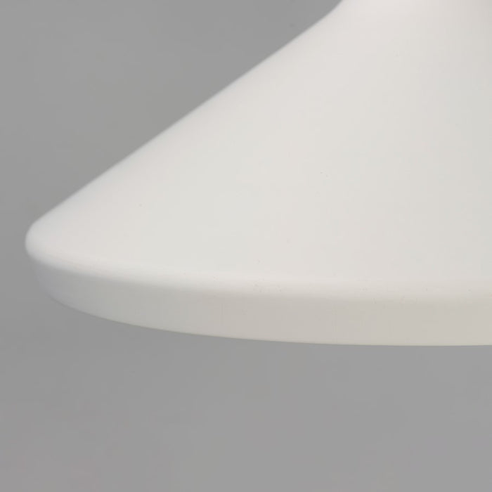 Maxim Lighting Lumi 1 Light White Plaster Pendant