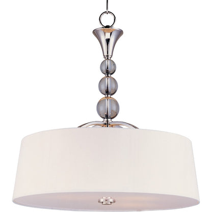 Maxim Rondo 4 Light Entry Foyer Pendant, Polished Nickel