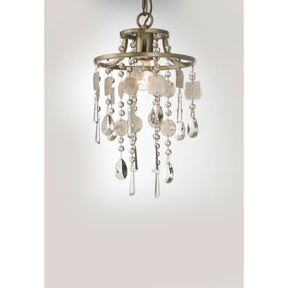 1 Light 14" Pendant, Black