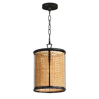 Maxim Lighting Cane 1 Light Pendant, Black - 14471NABK