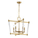 Maxim Lighting Lucent 5 Light Chandelier, Heritage/Clear - 16103CLHR