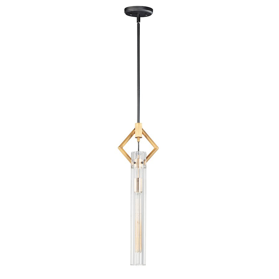 1 Light Mini Pendant, Black