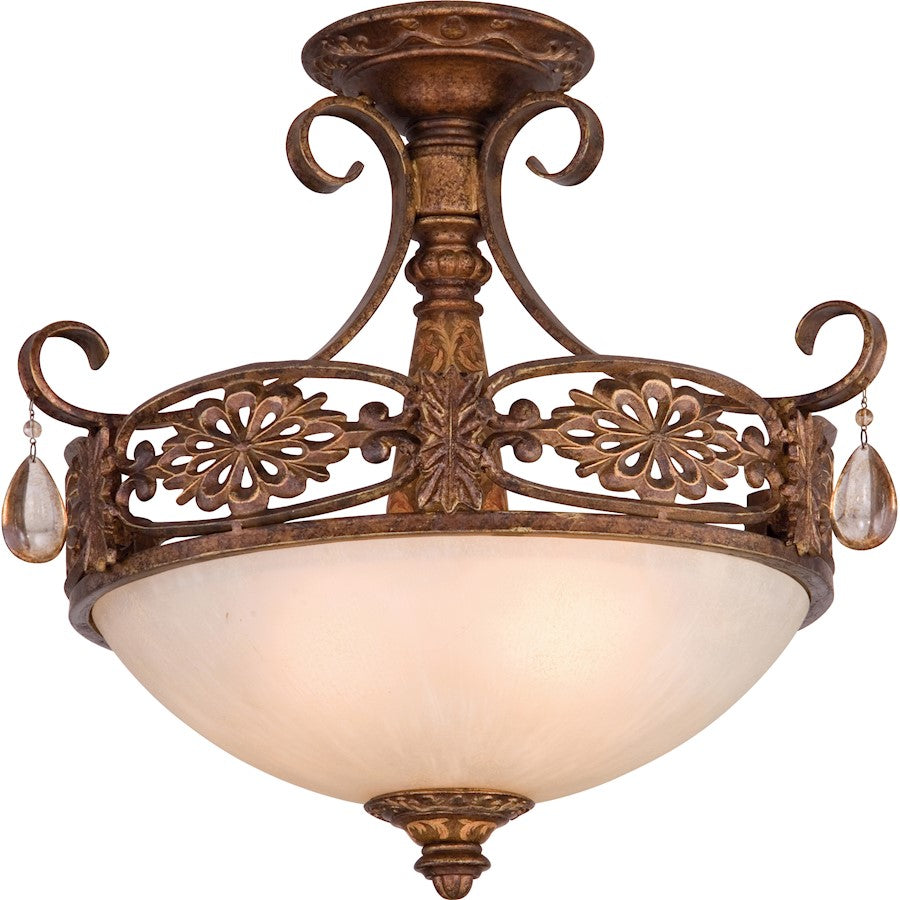 Maxim Lighting Genoa 3-Light Semi-Flush Mount, Modello