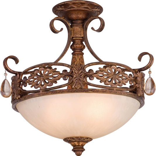 Maxim Lighting Genoa 3-Light Semi-Flush Mount, Modello