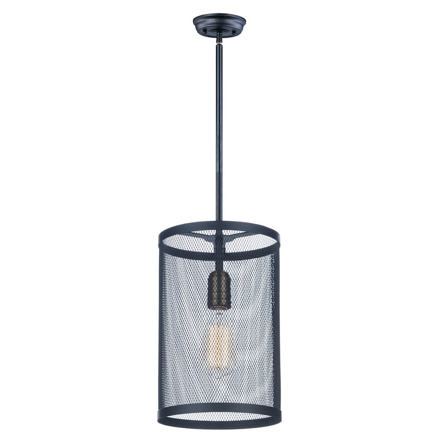 1 Light Pendant, Black/Brass