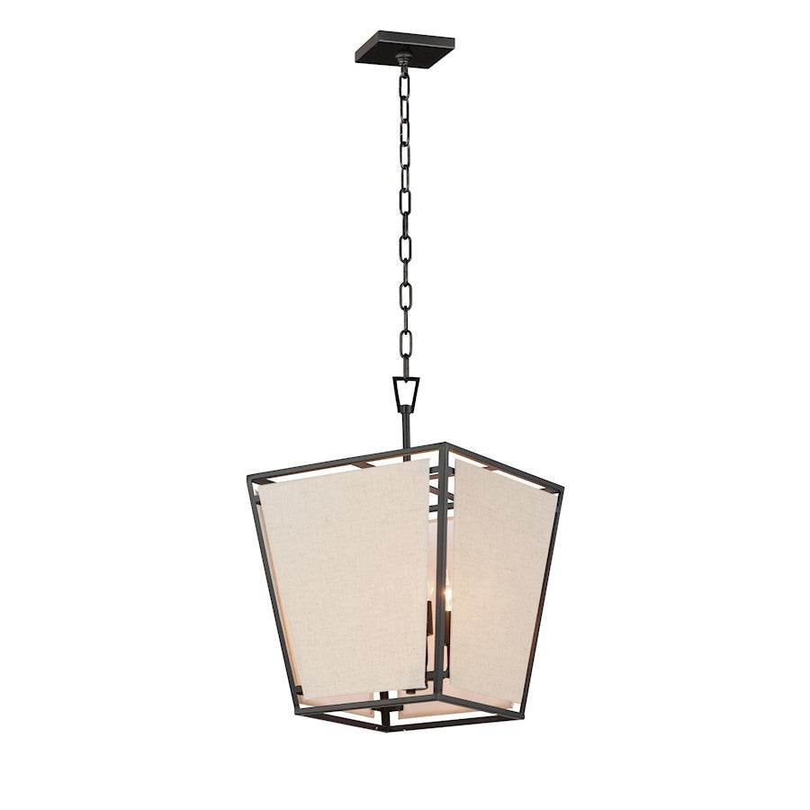 Maxim Lighting Montauk 4-Light Pendant, Black - 20264CVBK