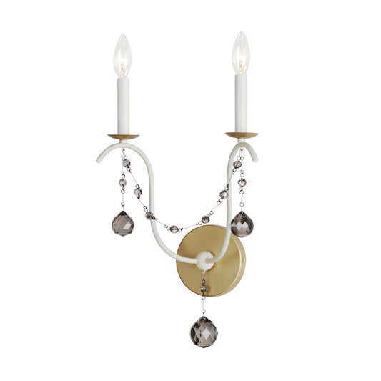 Maxim Lighting Formosa 2 Light Wall Sconce, Ecru/Venetian Gold - 20482ECVG