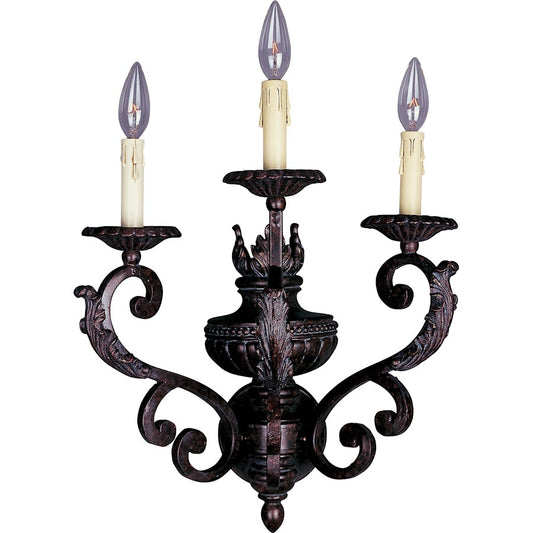 Morocco 3-Light Wall Sconce Windsor Bronze