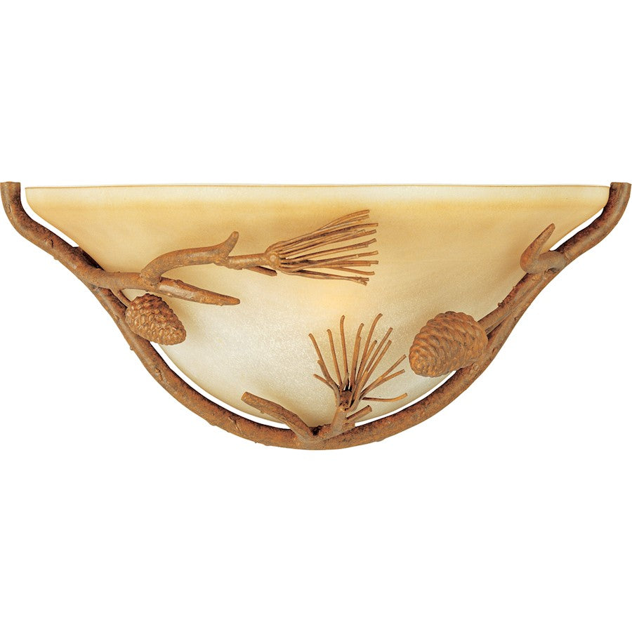 Pine Grove 1-Light Wall Sconce Pine Tree