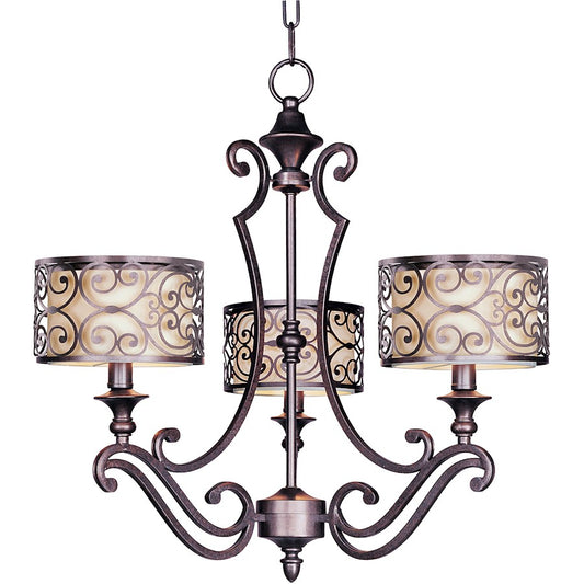 Mondrian Chandelier, Umber Bronze