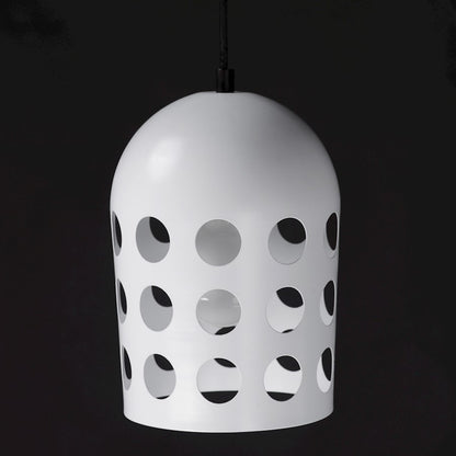 1 Light Mini Pendant, Black/White