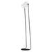 Maxim Lighting Dottie 1 Light Floor Lamp, Black/White - 21249WTBK
